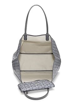Amazon.com: Goyard, Pre-Loved Grey Goyardine Canvas Saint